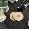 Sottobicchieri in legno con stampa a colori logo EGF